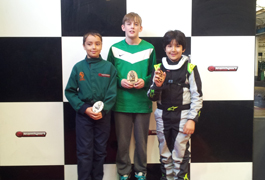 Racing Perfection Kart Academy Eastleigh Cadet Final Podium - Round 2
